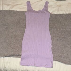 Lilac mini dress